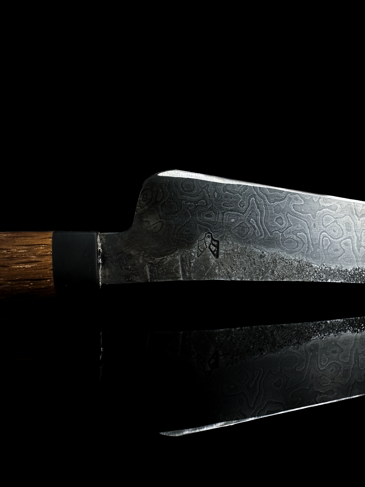 Großes Damast Küchenmesser