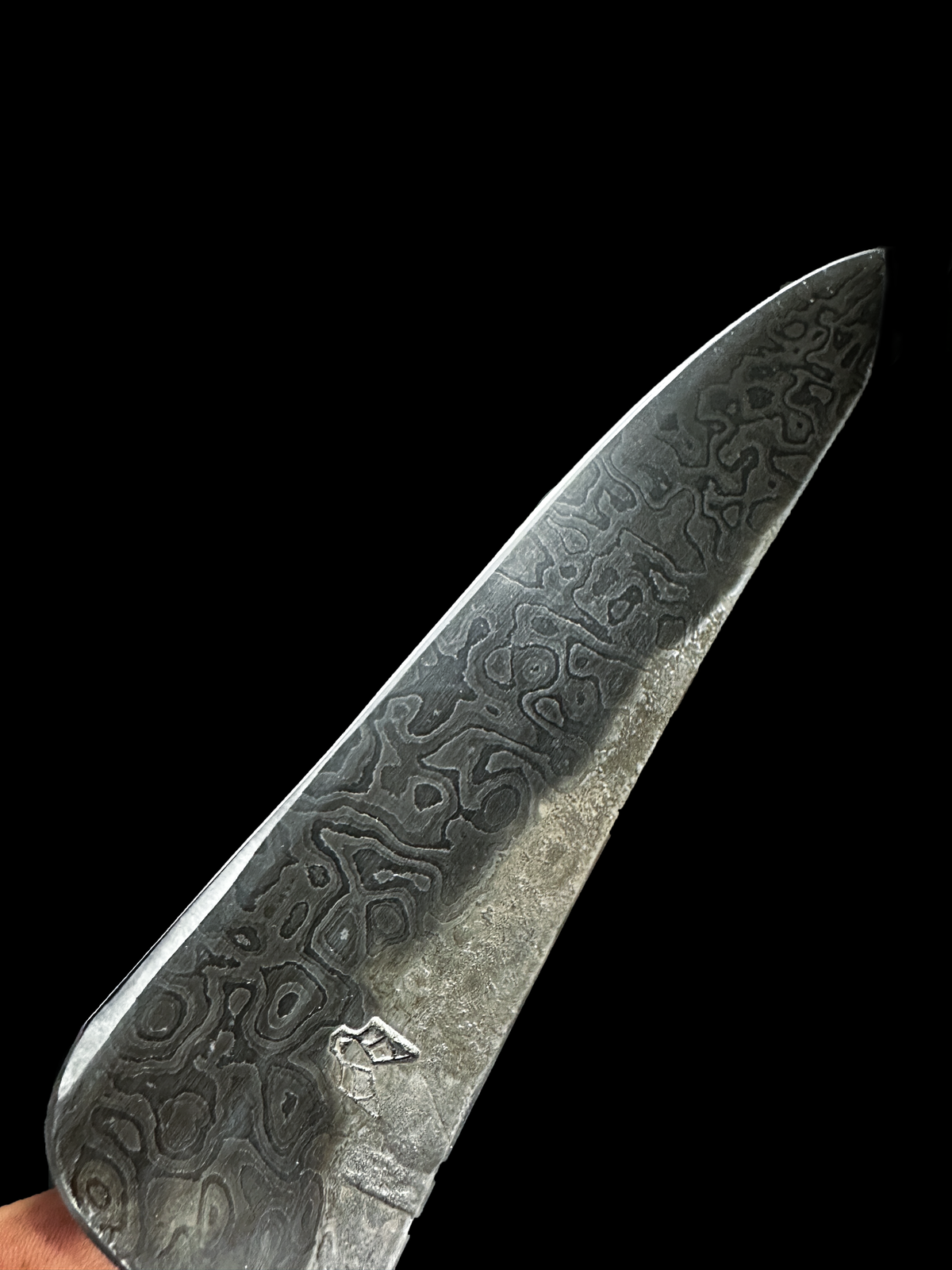 Großes Damast Küchenmesser